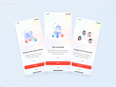 Opening Screens - Deals App