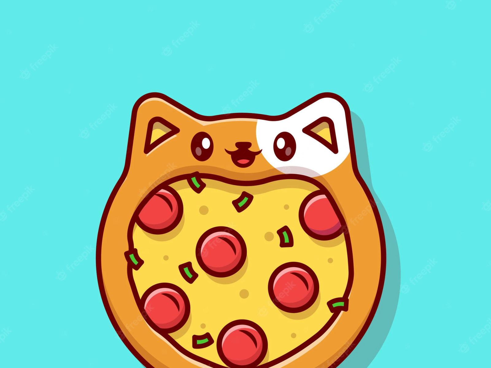 Pizza Cat! by bubble on Dribbble