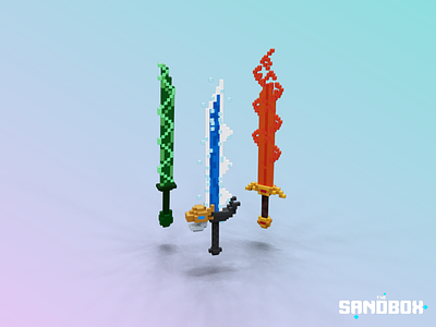 Choose Your Dragon Sword 3d 3dvoxel art design gaming illustration lighttracer pixel sandbox sword swords voxel weapons