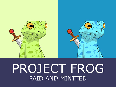 Project Frog blockchain crypto design graphic design illustration nft nft art nft character nft characters