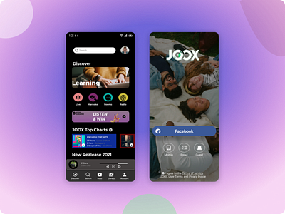 ReDesign Joox by Fandhy Ahmad on Dribbble