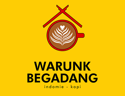Logo Warunk Begadang branding design food graphic design illustration logo logo animation logo branding logo concept typography vector