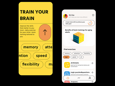 Brain training app