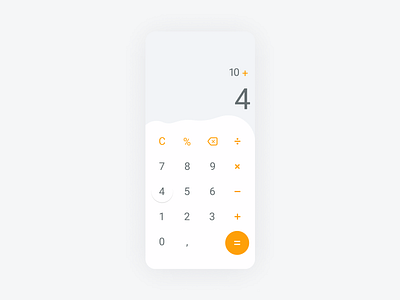 Calculator - Mobile App app calculator daily ui 100 day challenge design ui ux