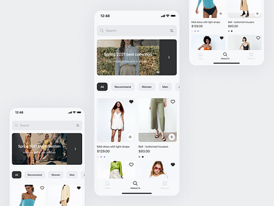 E-Commerce Shop - Mobile App app buying clothes daily ui 100 day challenge design e commerce e commerce shop mobileapp ui ux