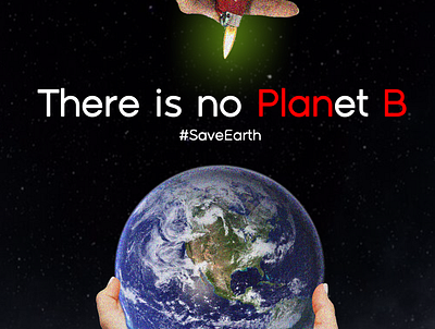 There is no plan B collage art graphic design illustration