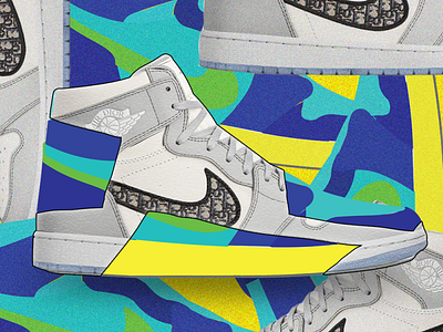 Dream air jordan collage art design graphic design illustration