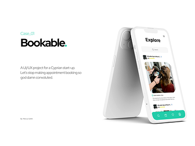 Bookable - Appointment booking app app appointment booking branding typography ui ux