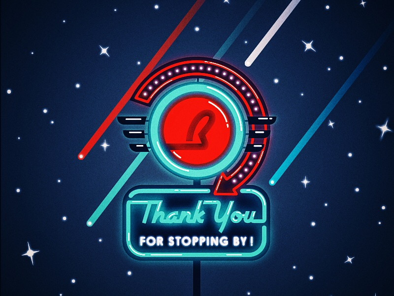 Buddy's Logo & Branding No. 2 san diego neon sign 50s diner bright shiny sign neon illustrator vector diner 50s
