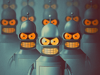 The Bending Army (Bender Illustration Variation 2)