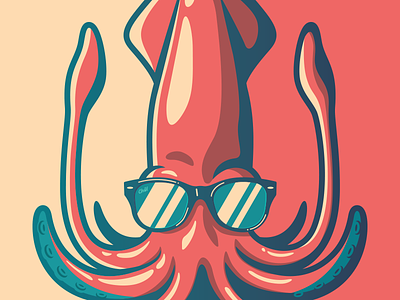 SUP! chill ika rayban san diego sea squid sticker sunglasses sup sushi