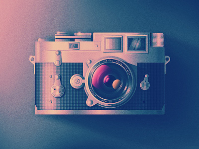 Leica M3... Mini camera flat grain leica lens lighting retro san diego shine skeuomorphic skeuomorphism vintage
