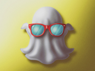 Chill Skeuomorphic Snapchat Icon