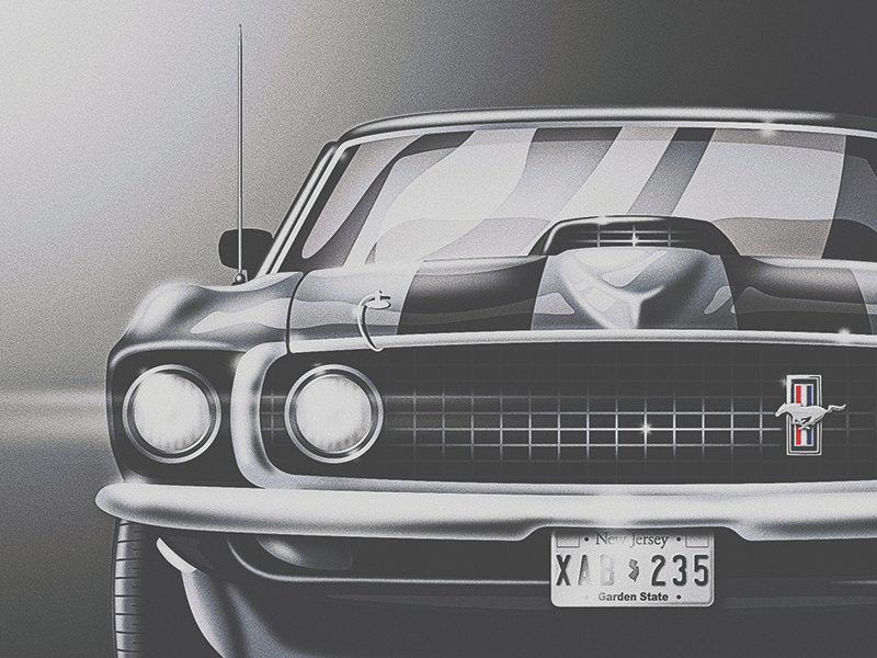 John Wick's '69 Mustang Mach 1 by Michael Fugoso on Dribbble