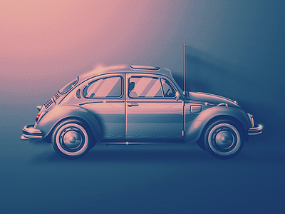'69 Volkswagen Bug beetle bug car classic clean fresh noise old school san diego shiny skeuomorphic volkswagen
