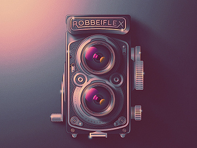 Skeuo Retro Camera Icon No.2 camera classic dials film lenses photography retro rollei san diego shines skeuomorphic