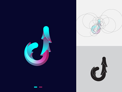 Letter J Design Concept