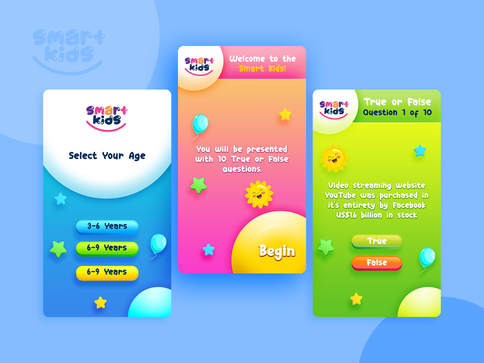 Kids Game Mobile App UI by Imran Shojib on Dribbble