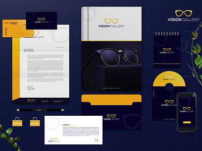 Brand Identity Presentation brand identity branding branding design concept creative design fantasy free graphic identity design mockup modern psd design sun glass brand vision