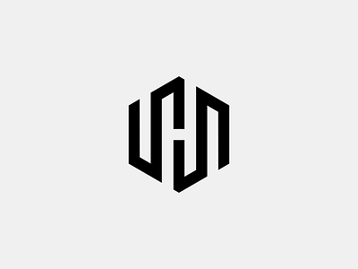 Hexagonal H Logo abstract branding h letter logo logo minimalist monogram negative space logo typogaphy typography vector