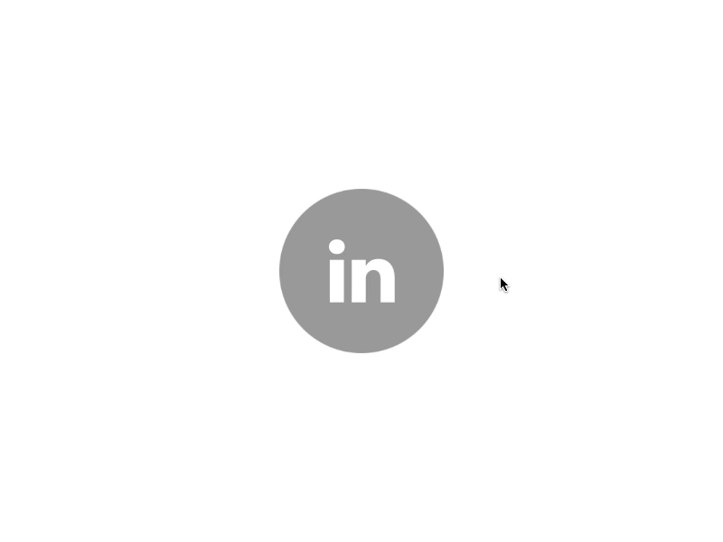 Social icons-Rebound animation bounce delhi flinto gif hover icon linkedin sketch social ui ux