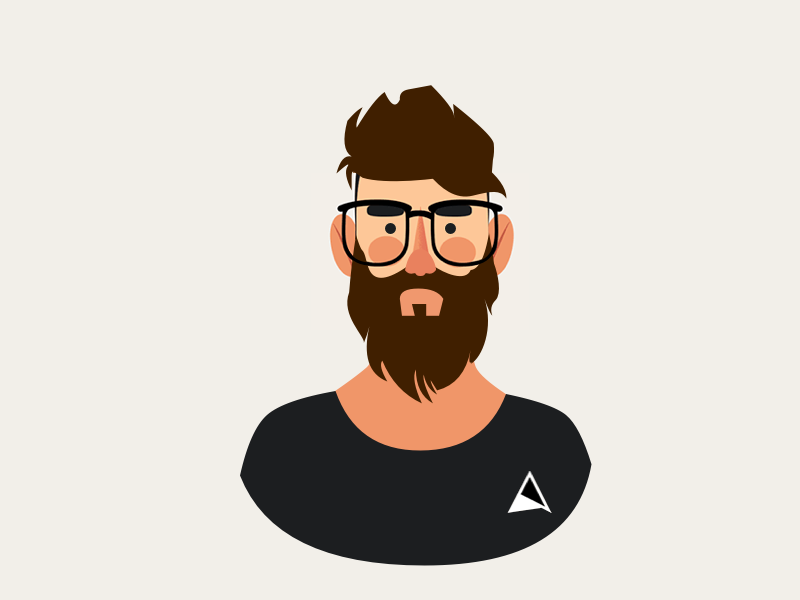 Say Hi To David - Bearded bearded david design flat guy illustration ui ux vector