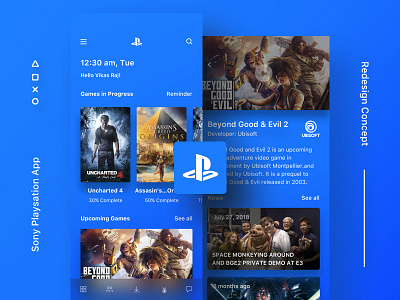 IWSJLT #1 - Sony Playstation Mobile App- Redesign