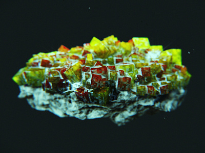 Fluorite 3d c4d cinema 4d crystal mineral mograph