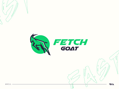 Fetch Goat branding graphic design icon illustration logo typography vector