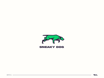 Sneaky dog Logo branding design graphic design icon illustration logo vector