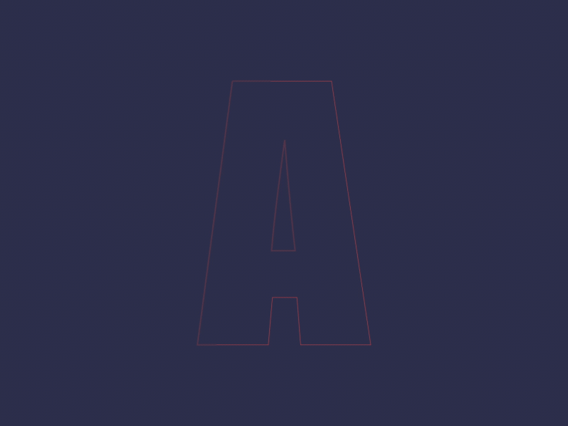 A | 36 Days of Type 2d 36daysoftype 36daysoftype a after effects animation blobby mograph motion design motion graphics