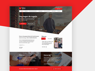 Fysius - interactive website