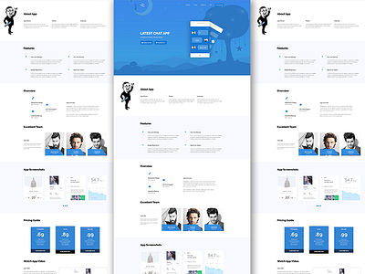 My First Themeforest PSD apps psd beatiful apps psd clean design creative design modern psd design one page psd single page psd ui ux