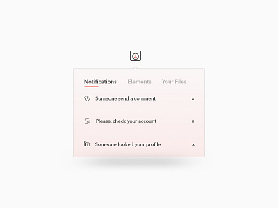 Day 027 - Dropdown alert dailyui dropdown list menu notification