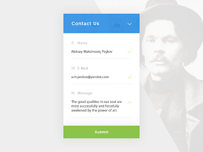 Day 028 - Contact Us contactus dailyui form