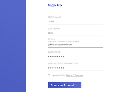 Sign Up Screen app register signup step screen user