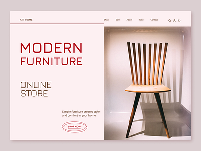 Online Store. Main Page design mainpage onlinestore typography ui ux webdesign
