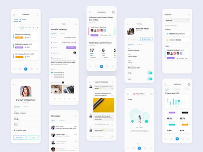 Task Management app branding clean design interaction design ios minimalism mobileapp ui ux