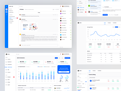 Qaito Dashboard app branding clean dashboard design interaction design ui ux