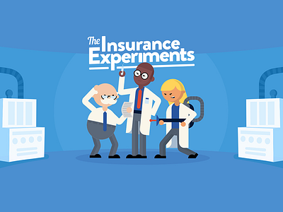 The Insurance Experiments animation brand brand design branding graphic design icon illustration logo logo design motion graphics vector web design