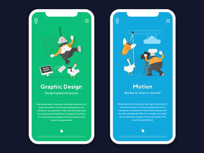 Peek at the Mobile View! 👀📱 animation app blue camera computer design duck fish fun graphic design green illustration logo mobile motion ui ux vector web website