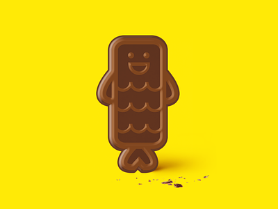 Fishfinger Freddy Chocolate chocolate chocolate bar fun graphic design hohoho logo logo design