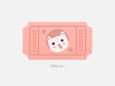 Cat ticket