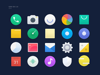 IUNI OS icons