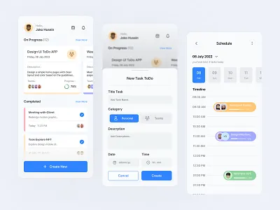 Dulist - Task Management Mobile App app list mobile mobile app planner reminder app schedule schedule app task task management app todo app todo list todo list app ui ux