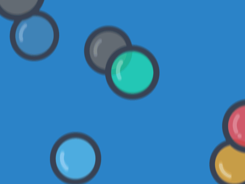 Bubbbles coworking hipster vector line animation motion gif illustration bubble idea