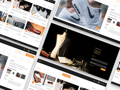 Fashion design app design detail screen fashion app orange sign in sketchapp ui ux webapp website