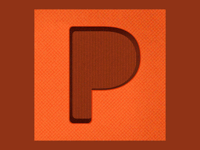 P for peephole 2d 36daysoftype aftereffects animation character design gif motion shapes texture vector