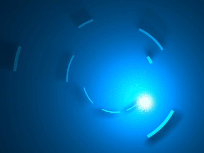 Floating light 2d aftereffects animation color gif loop motion shapes smooth