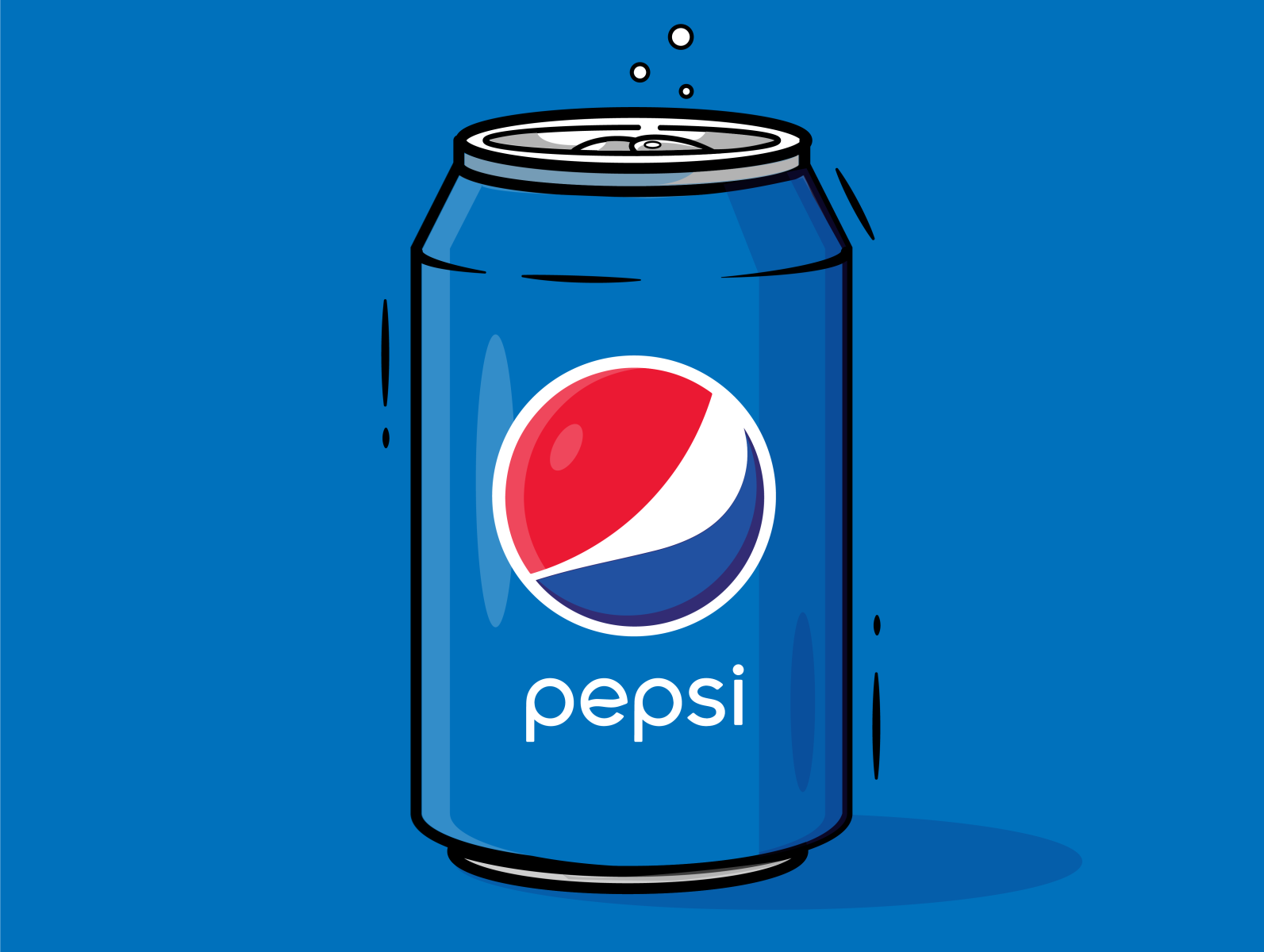 Pepsi Can Illustration by Mayank Sharma on Dribbble